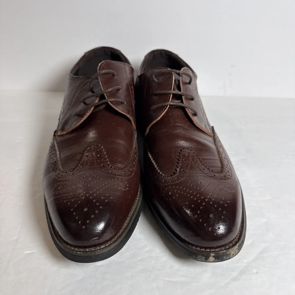 Men's dress shoe dark brown size 45 or‎ 11 1/2
